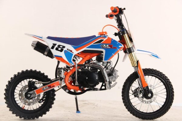 moto de motocross para niño naranja electrica