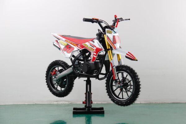 moto de motocross para niño roja