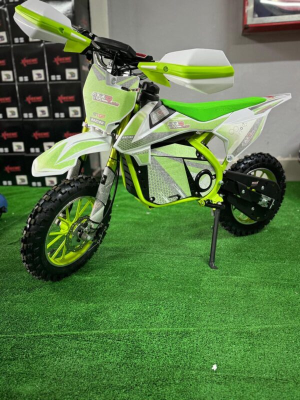 moto de motocross para niño verde