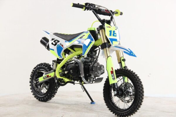 moto de motocross para niño verde destacada